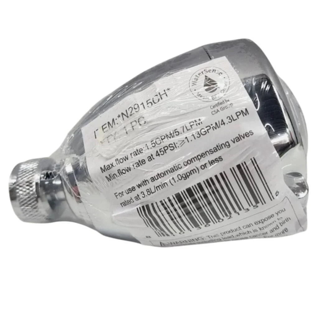Niagara Conservation Earth 3 -Spray Chrome  High Pressure Shower Head 1.5 GPM